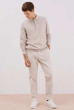 Hombre Cortefiel Jerséis>Jersey algodón cashmere cuello polo