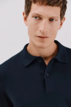 Hombre Cortefiel Jerséis>Jersey algodón cashmere cuello polo