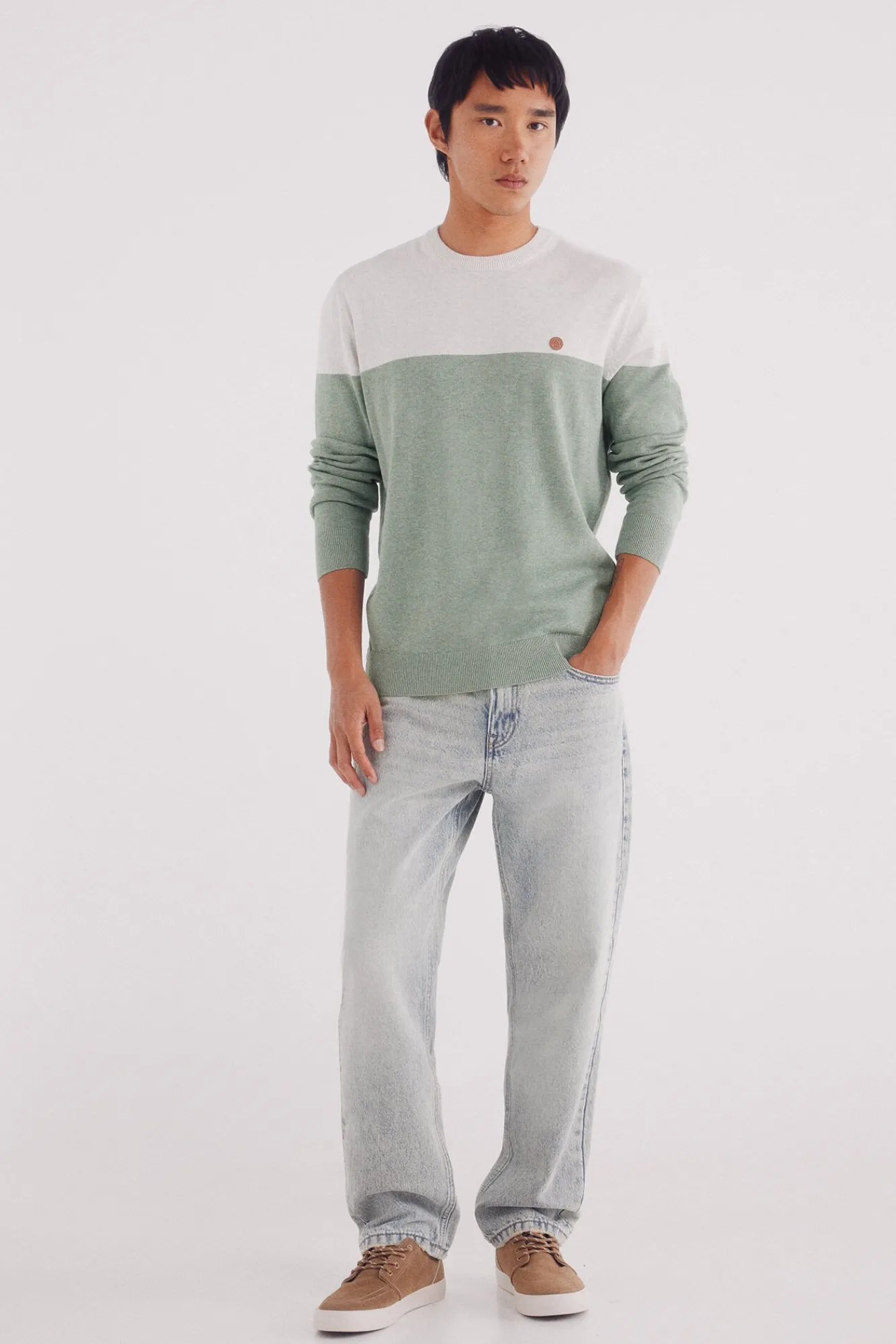 Hombre Springfield Jerséis>Jersey básico bloque color