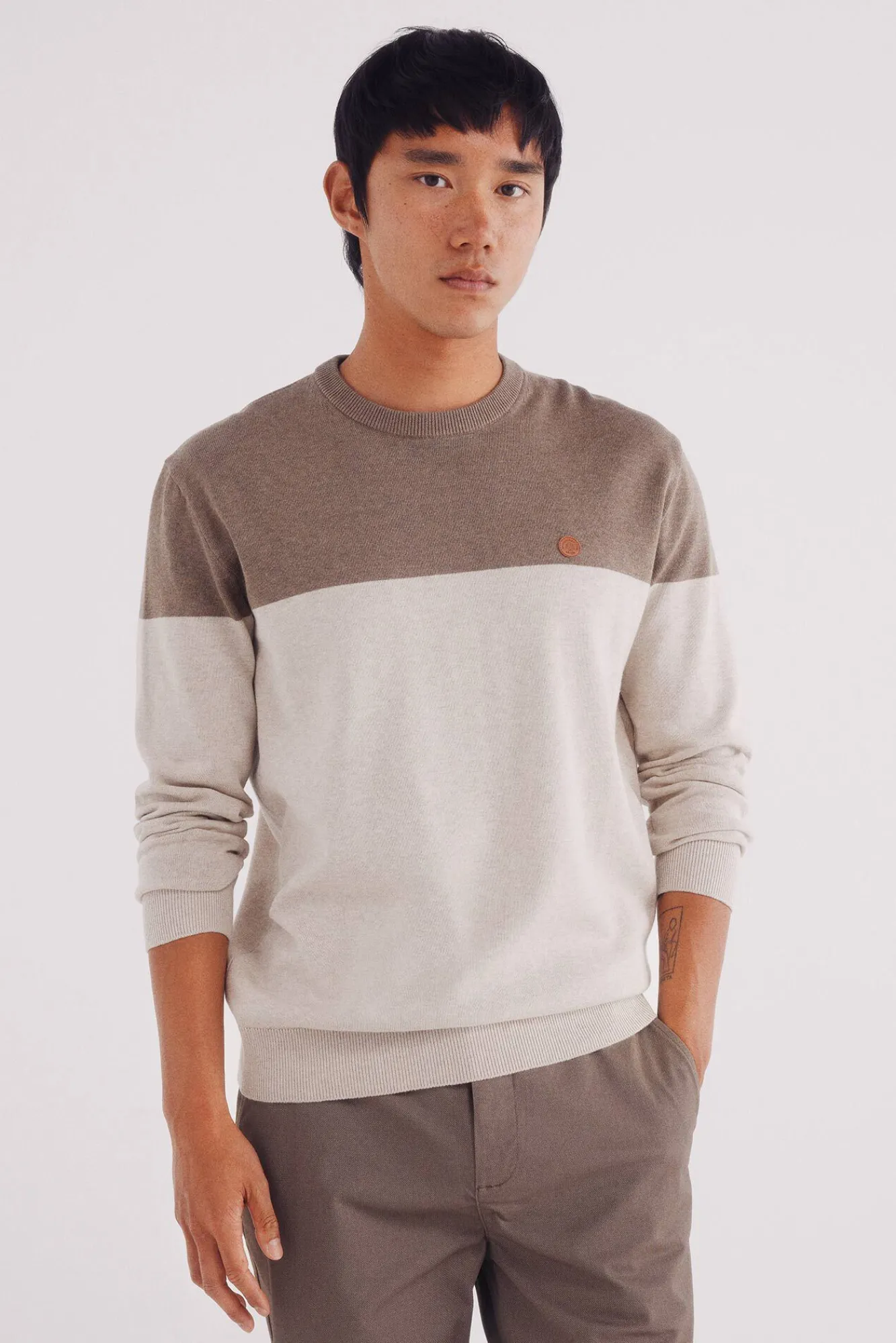 Hombre Springfield Jerséis>Jersey básico bloque color