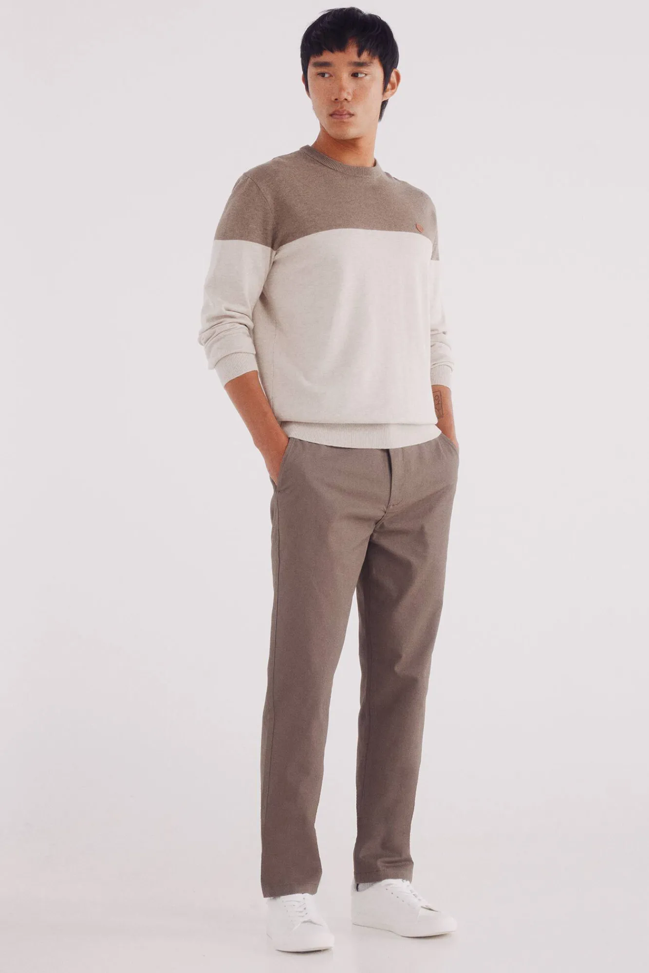 Hombre Springfield Jerséis>Jersey básico bloque color