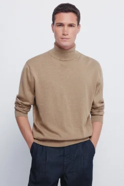 Hombre Springfield Jerséis>Jersey básico cuello alto