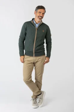 Hombre Privata Jerséis>Jersey básico cuello alzado cremallera