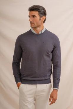 Hombre Celopman Jerséis>Jersey Básico Cuello Caja