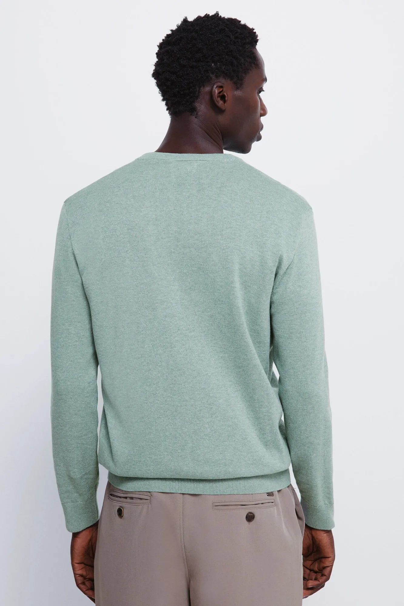 Hombre Springfield Jerséis>Jersey básico cuello pico