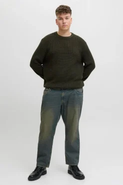 Hombre Jack & Jones PLUS Jerséis>Jersey básico de punto liso