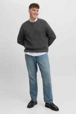 Hombre Jack & Jones PLUS Jerséis>Jersey básico de punto liso