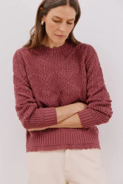 Mujer Cortefiel Jerséis>Jersey calado combinado