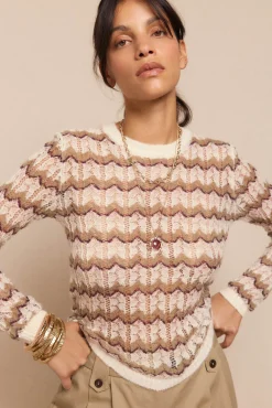 Mujer Slowlove Jerséis>Jersey calado multicolor