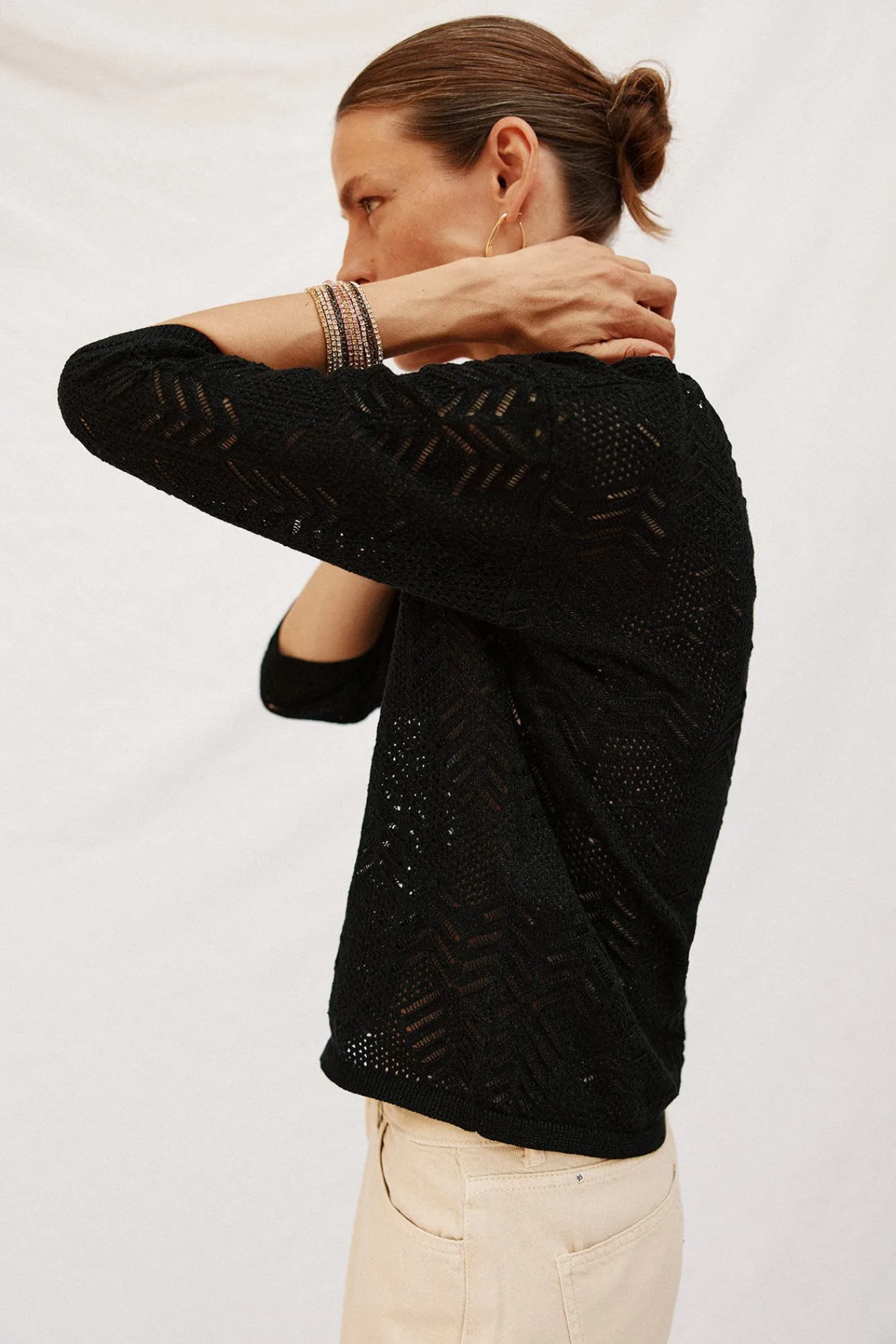 Mujer Cortefiel Jerséis>Jersey calados lurex