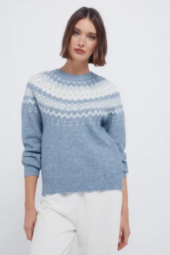 Mujer Springfield Jerséis>Jersey cenefa jacquard