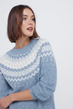 Mujer Springfield Jerséis>Jersey cenefa jacquard