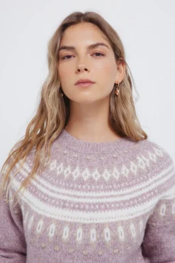 Mujer Springfield Jerséis>Jersey cenefas jacquard