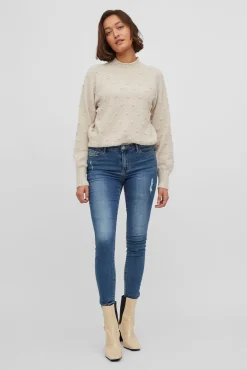 Mujer Vila Jerséis>Jersey con perlas de punto