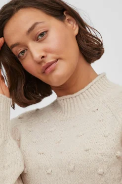 Mujer Vila Jerséis>Jersey con perlas de punto