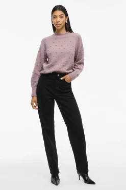 Mujer Vila Jerséis>Jersey con perlas de punto