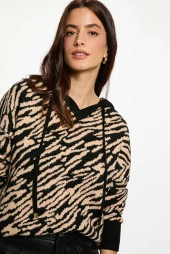 Mujer Morgan Jerséis>Jersey corto con capucha