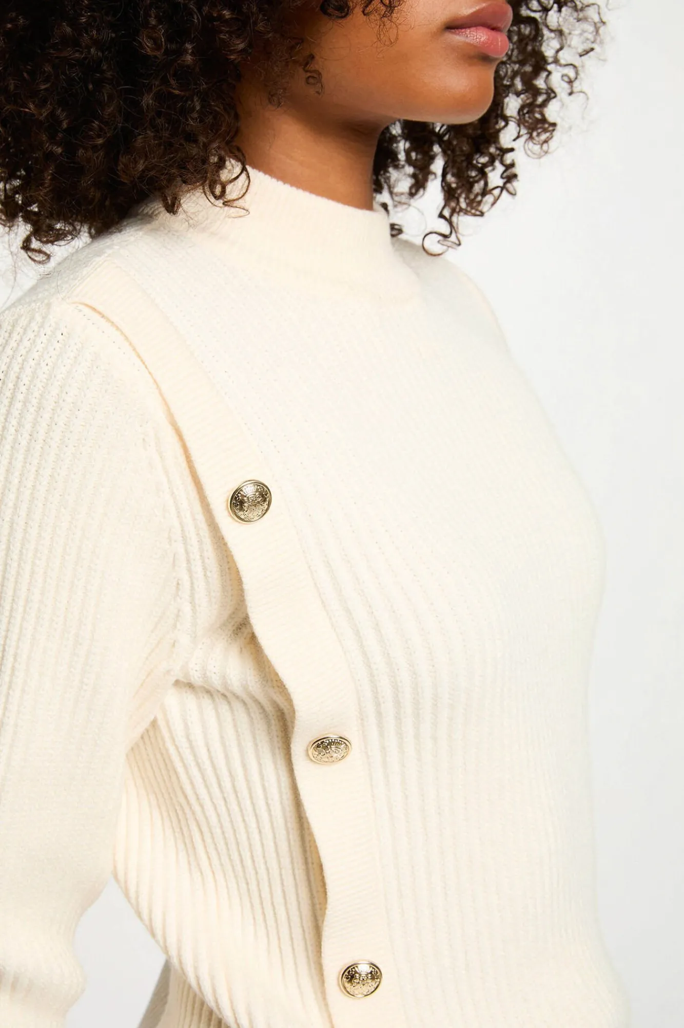 Mujer Morgan Jerséis>Jersey corto de cuello alto