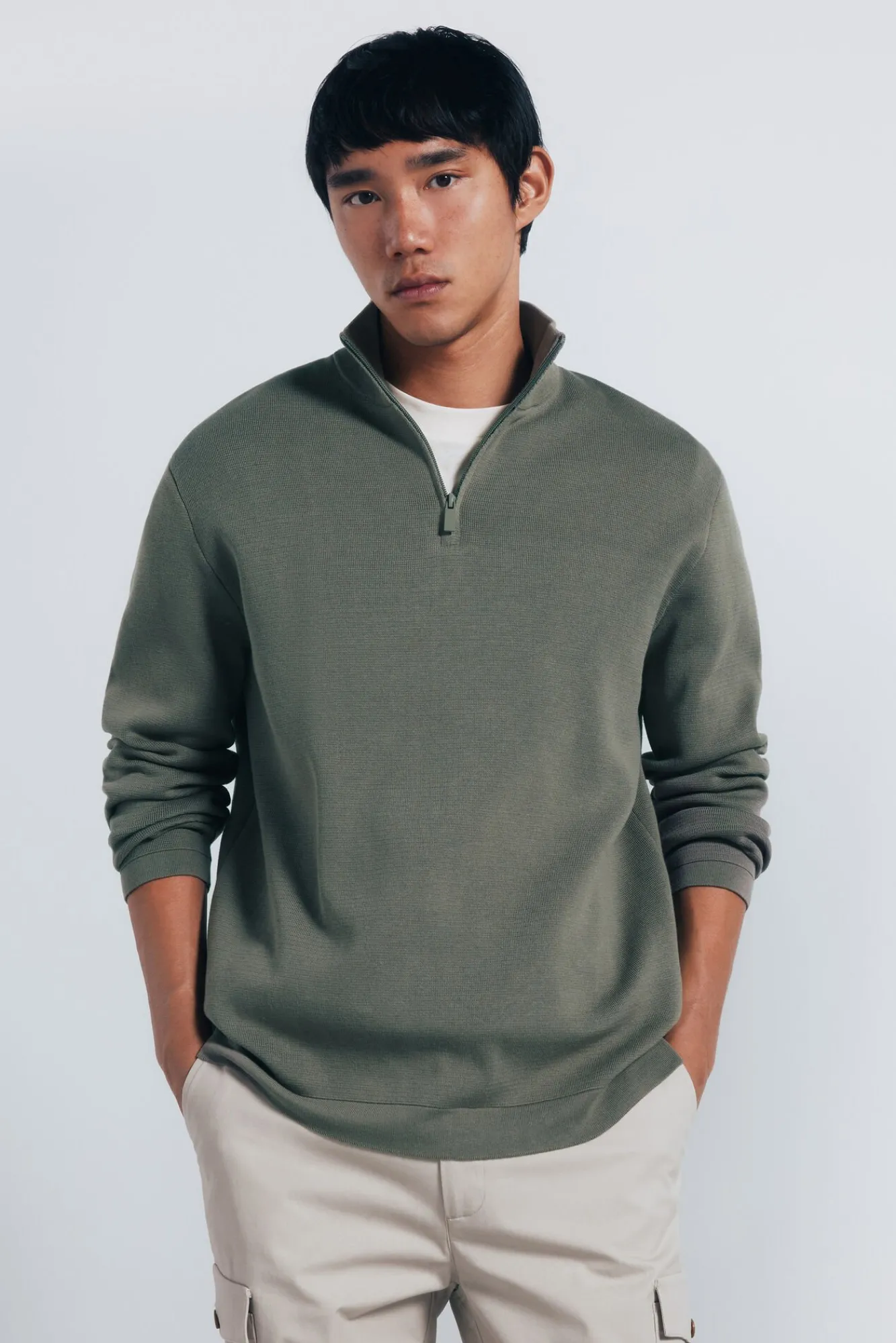 Hombre Springfield Jerséis>Jersey cremallera milano