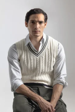 Hombre PuroEGO Jerséis>Jersey cricket algodón