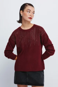 Mujer Springfield Jerséis>Jersey cristales fantasía