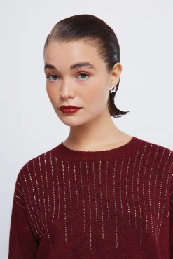 Mujer Springfield Jerséis>Jersey cristales fantasía