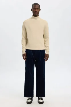 Hombre Selected Jerséis>Jersey cuello alto 100% algodón orgánico