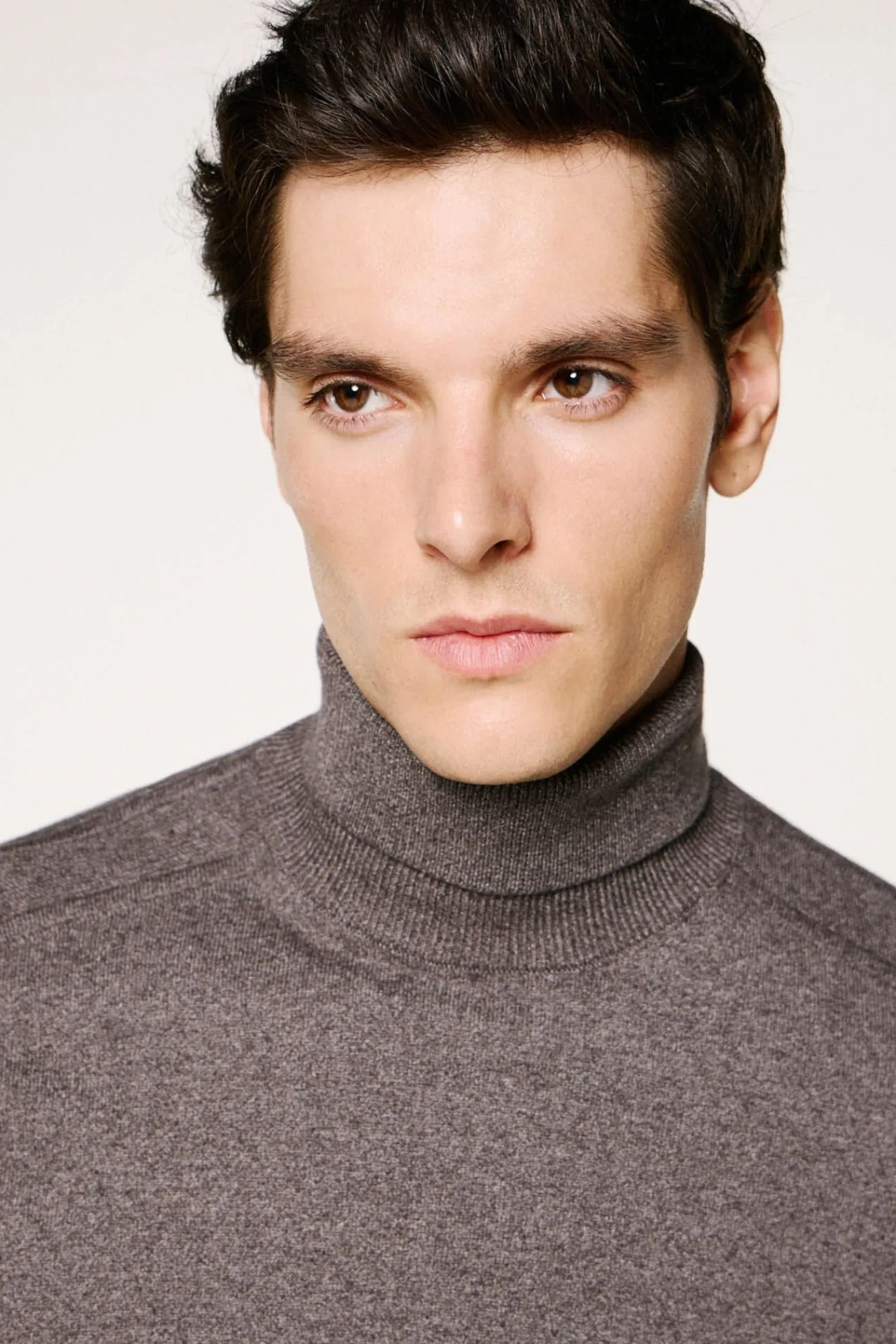 Hombre Selected Jerséis>Jersey cuello alto algodón orgánico