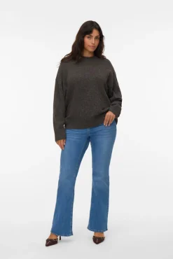 Mujer Vero Moda Curve Jerséis>Jersey cuello pico Curve