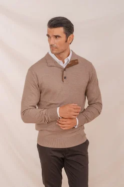 Hombre Celopman Polos|Jerséis>Jersey Cuello Polo Vivos