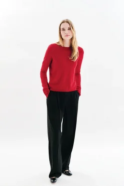 Mujer Caroll Jerséis>Jersey cuello redondo 100% cachemir