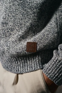 Hombre OOTO Jerséis>Jersey cuello redondo algodón torzal