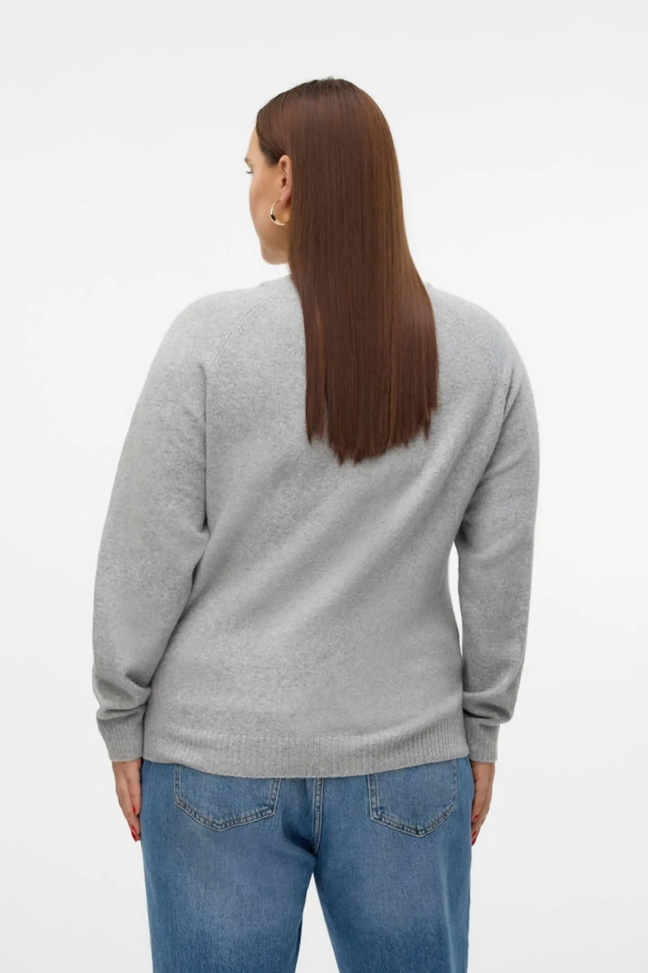 Mujer Vero Moda Curve Jerséis>Jersey cuello redondo talla grande