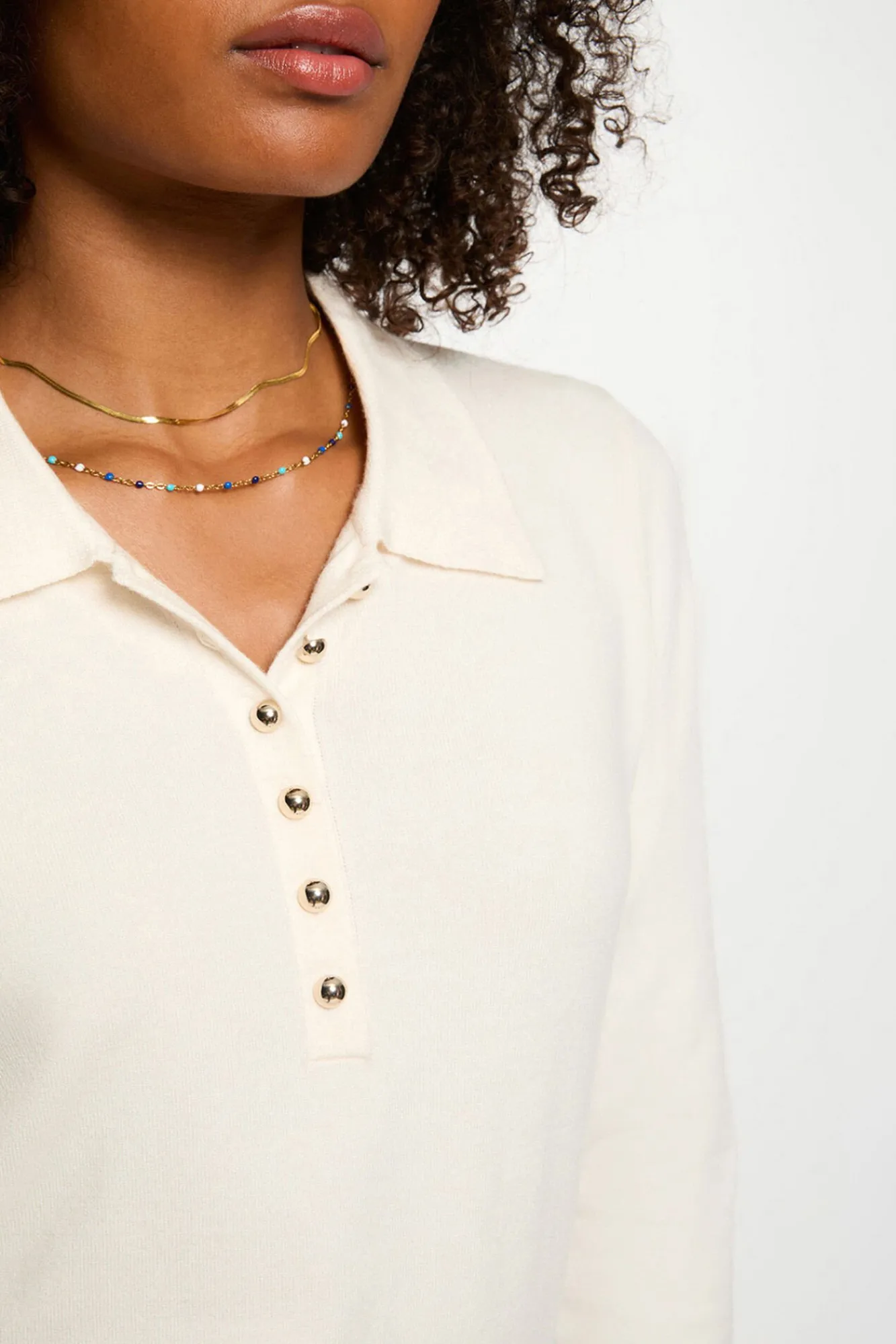 Mujer Morgan Jerséis>Jersey cuello tipo polo