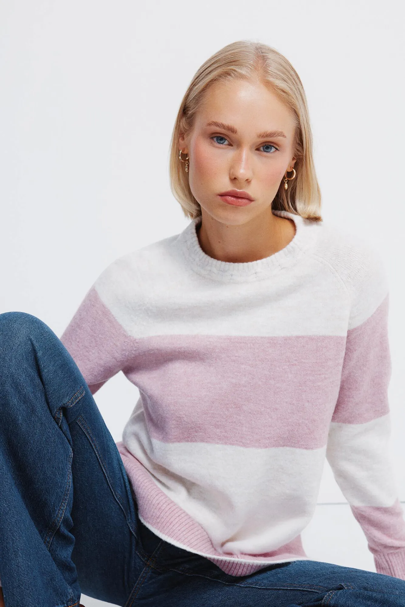 Mujer Springfield Jerséis>Jersey cuello trenzado