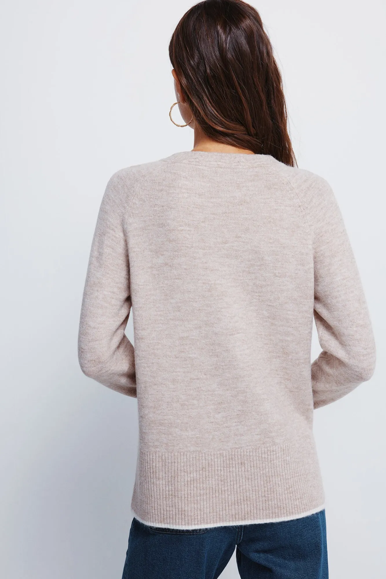 Mujer Springfield Jerséis>Jersey cuello trenzado