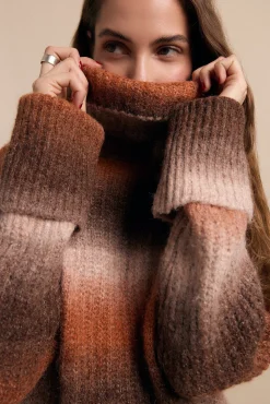 Mujer Slowlove Jerséis>Jersey cuello vuelto