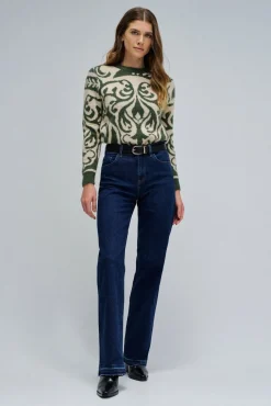 Mujer Salsa Jeans Jerséis>Jersey de lana con jacquard
