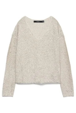 Mujer Vero Moda Jerséis>Jersey de lurex y lentejuelas