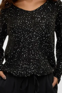 Mujer Vero Moda Jerséis>Jersey de lurex y lentejuelas