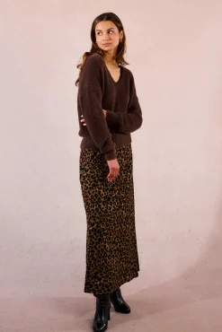 Mujer Molly Bracken Jerséis>Jersey de manga larga con encaje en el escote