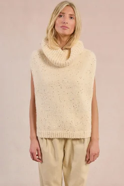 Mujer Molly Bracken Jerséis>Jersey de manga sisa cuello alto