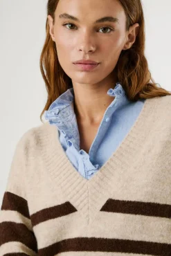 Mujer Pepe Jeans Jerséis>Jersey de punto Cecil Stripe