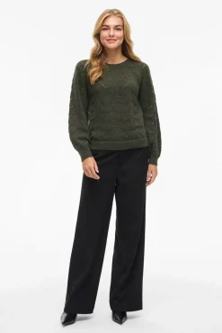 Mujer Vila Jerséis>Jersey de punto con calados