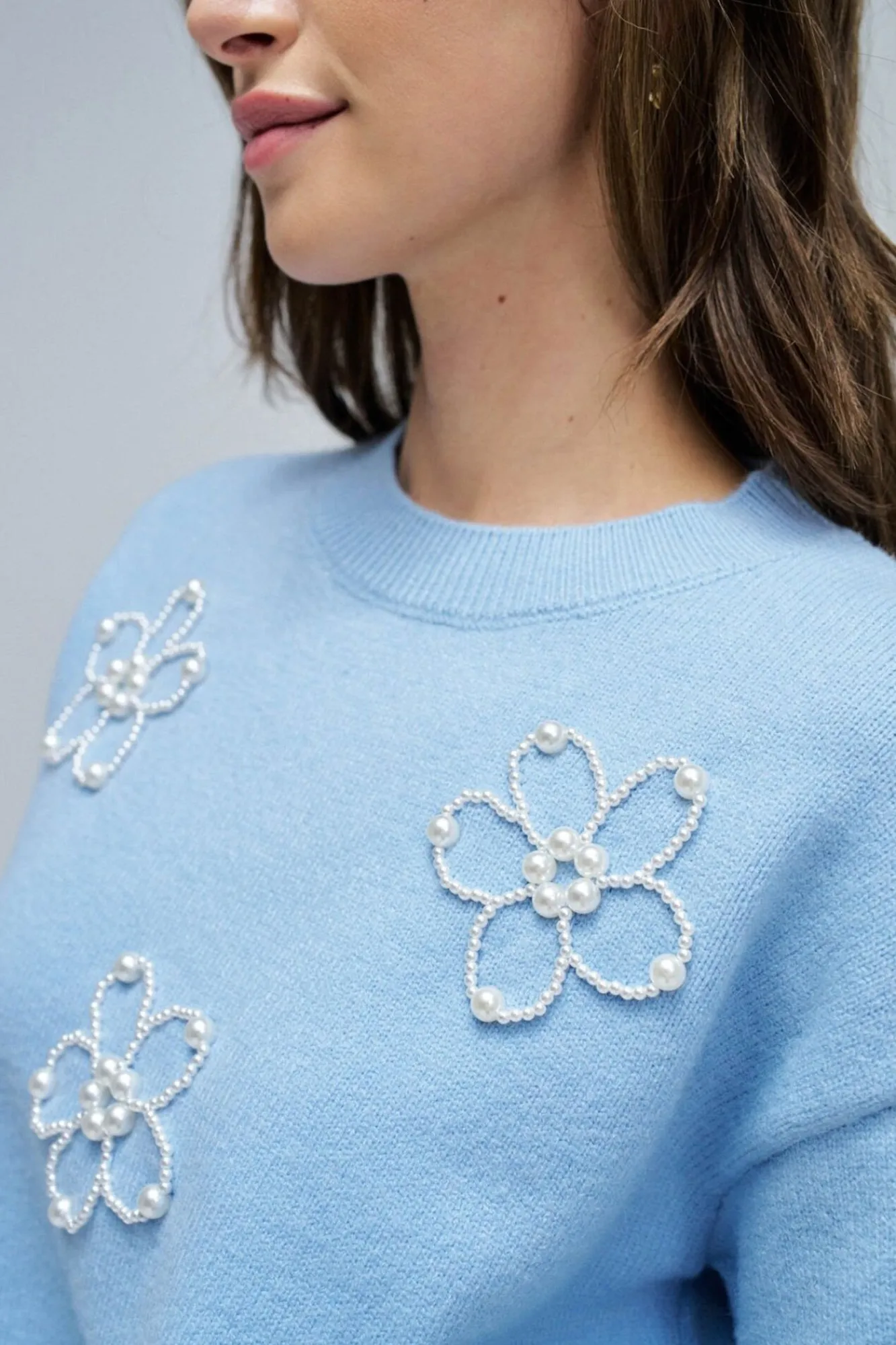 Mujer Salsa Jeans Jerséis>Jersey de punto con perlas