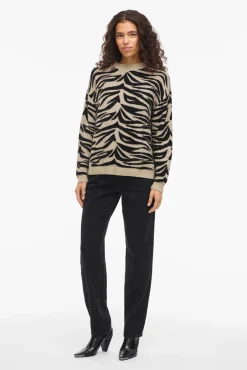 Mujer Vila Jerséis>Jersey de punto con viscosa