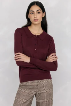 Mujer Pedro del Hierro Jerséis>Jersey de punto cuello polo