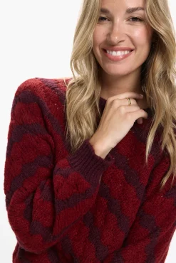 Mujer Vero Moda Jerséis>Jersey de punto efecto geométrico