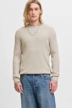 Hombre Jack & Jones Jerséis>Jersey de punto trenzado