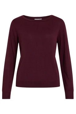 Mujer Vila Jerséis>Jersey de viscosa con botones en los puños